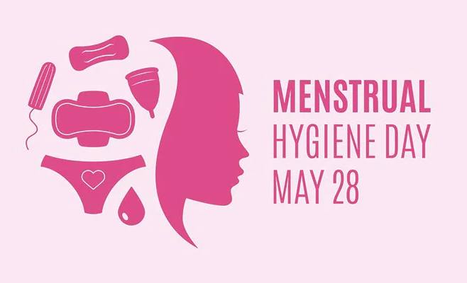 May be an image of text that says 'MENSTRUAL HYGIENE DAY MAY 28'